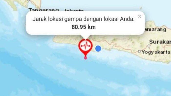 Informasi BMKG tentang guncangan gempa bumi di Kabupaten Pangandaran Jawa Barat