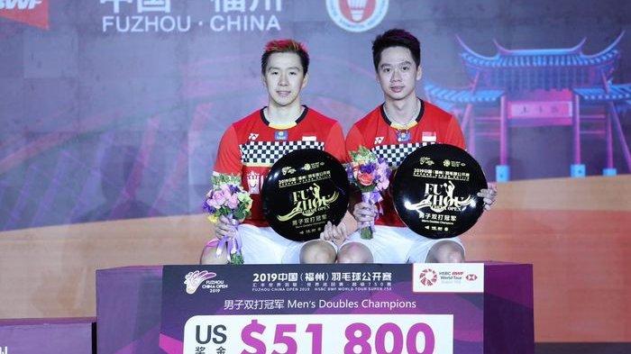 Pasangan ganda putra Indonesia, Marcus Fernaldi Gideon/Kevin Sanjaya Sukamuljo