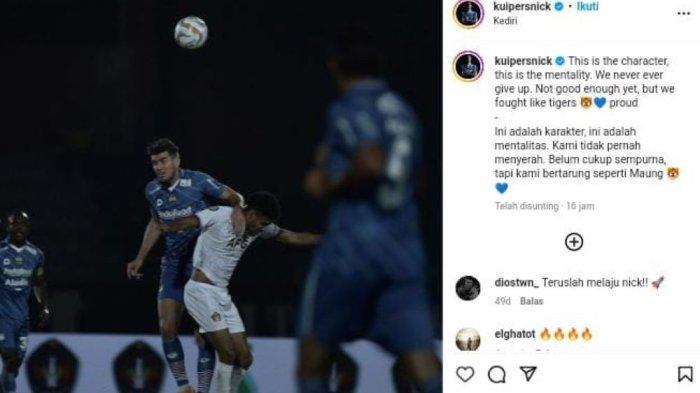 Bek asing Persib Bandung, Nick Kuipers sukses menuntaskan