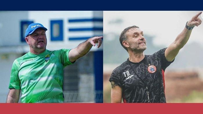 pelatih Persib Bandung, Bojan Hodak dan Persija Jakarta, Thomas Doll