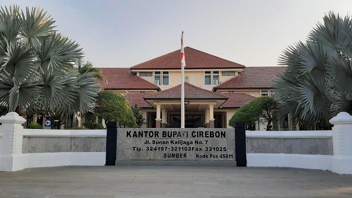 Suasana Kantor Bupati Cirebon atau Setda Kabupaten Cirebon, Selasa (8/9/2020).
