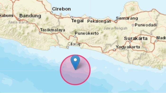Update gempa terkini berkekuatan M 4,9 mengguncang Cilacap, Jawa Tengah, Senin (22/4/2024).