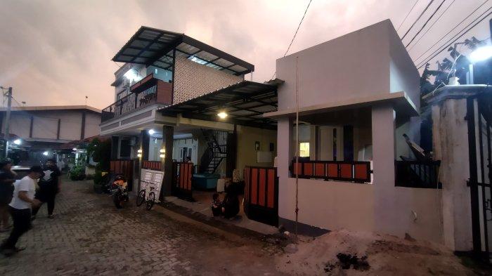 Situasi rumah pasca-tragedi ayah bunuh anak di Klaster Pondok Jatijajar RT 3 RW 8 Kelurahan Jatijajar, Tapos, Depok pada Rabu (2/11/2022).