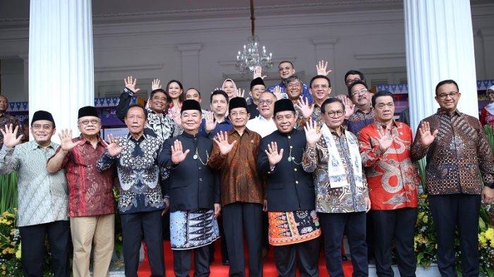 Para Gubernur DKI Jakarta dari periode 1997 hingga periode 2022 diundang Penjabat (Pj.) Gubernur DKI Jakarta Teguh Setyabudi ke Balai Kota Jakarta jelang perayaan Tahun Baru 2025 pada Selasa (31/12/2024) petang.