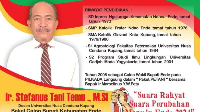Bakal Calon Bupati Ende, Ir.Stefanus Tani Temu, M.Si.