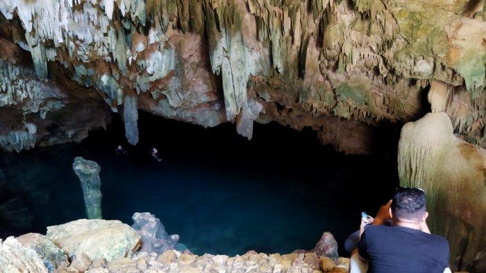 DESTINASI WISATA. Gua Rangko salah satu destinasi wisata alam di Labuan Bajo, Manggarai Barat, Selasa 26 Juli 2022.