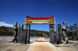 Loh Buaya di Pulau Rinca dalam kawasan Taman Nasional Komodo (TNK) akan dikunjungi oleh Ibu Negara Iriana Jokowi, Kamis 29 September 2022.