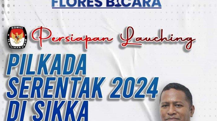 Ketua KPU Sikka dalam program Flores Bicara