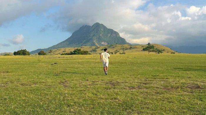 DESTINASI- Wisatawan saat menikmati keindahan Sabana Mausui di Kabupaten Manggarai Timur, Pulau Flores, Nusa Tenggara Timur (NTT), Mei 2025 lalu.