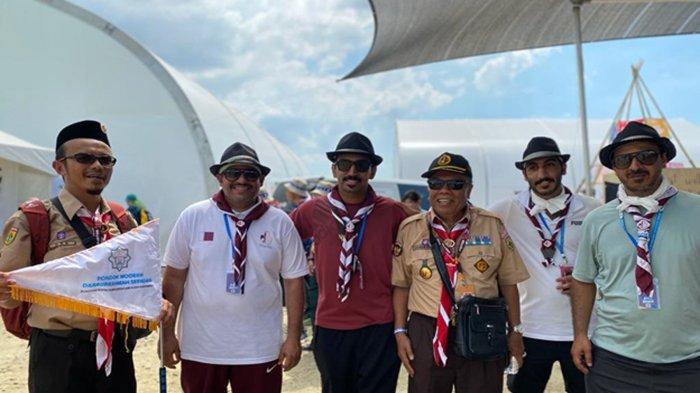 Ustaz Haji Rasyid Bancin alias HRB mewakili pimpinan pesantren di Aceh bersama peserta Kwarda Aceh saat mengikuti kegiatan Jambore ke 25 Dunia tahun 2023 yang berlangsung tanggal 2 -12 Agustus 2023 di SaeManGeum, Jeollabuk-do, Korea Selatan.