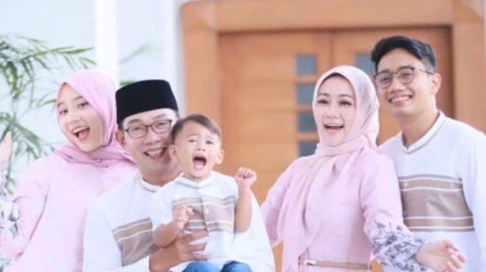 Potret keluarga Ridwan Kamil bersama almarhum Eril, putra sulungnya.