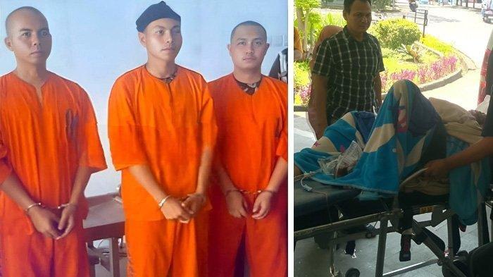 Penampakan tiga anggota TNI AL yang telah ditangkap dan ditahan dalam kasus penembakan yang menewaskan bos rental mobil, Ilyas Abdurrahman (48). Salah satu rekan korban Ilyas Abdurahman bernama Ramli Abu Bakar ikut tertembak. Ia yang saat itu ikut Ilyas berusaha menyita mobil sewaan milik Ilyas tersebut ikut tertembak di rest area km 45 Tol Tangerang-Merak arah Jakarta, pada Kamis (2/1/2025) lalu. (X/ Tukang Bedah Viral @TukangBedah00)