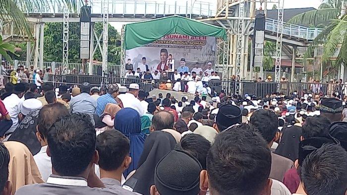 UAS di PLTD Apung dalam peringatan 19 Tahun Tsunami, Selasa (26/12/2023).