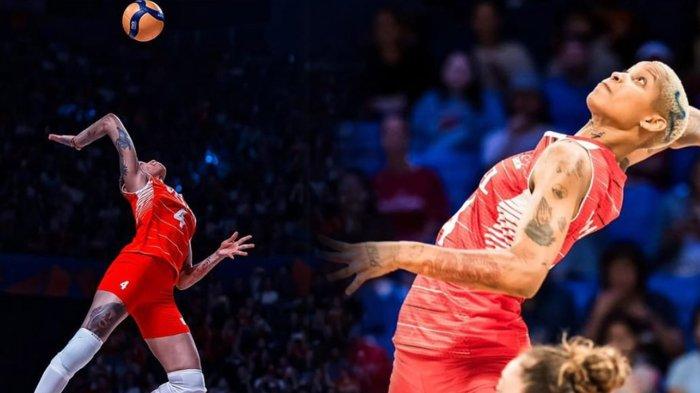 Melissa Vargas opposite timnas voli putri Turki VNL 2023