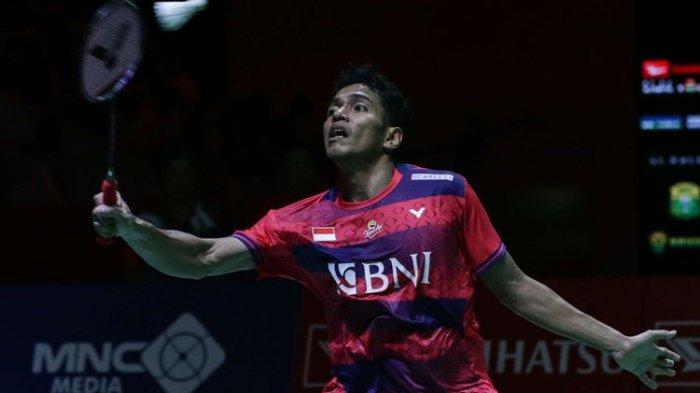 Tunggal putra Indonesia Chico Aura Dwi Wardoyo. Terkini, Chico akan tampil pada final Taipei Open 2023 di Tian-Mu Arena, Minggu (25/6/2023).(KOMPAS.com/KRISTIANTO PURNOMO)