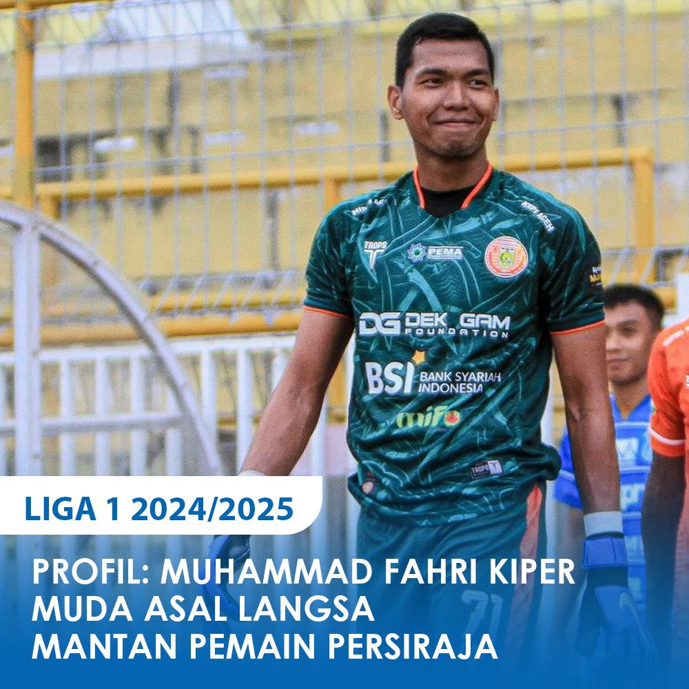 Berikut profil Muhammad Fahri mantan pemain klub Persiraja Banda Aceh yang kini bermain di klub Malut United di Liga 1 2024/2025.