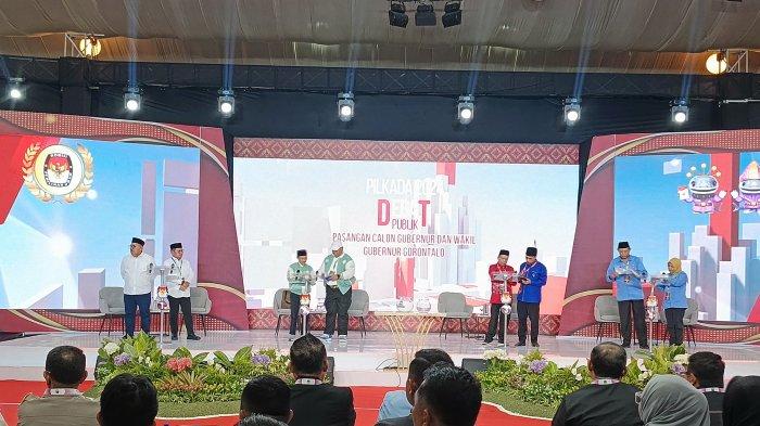 4 paslon Gubernur dan Wakil Gubernur Gorontalo, Rabu malam ini bicara soal pariwisata (20/11/2024).