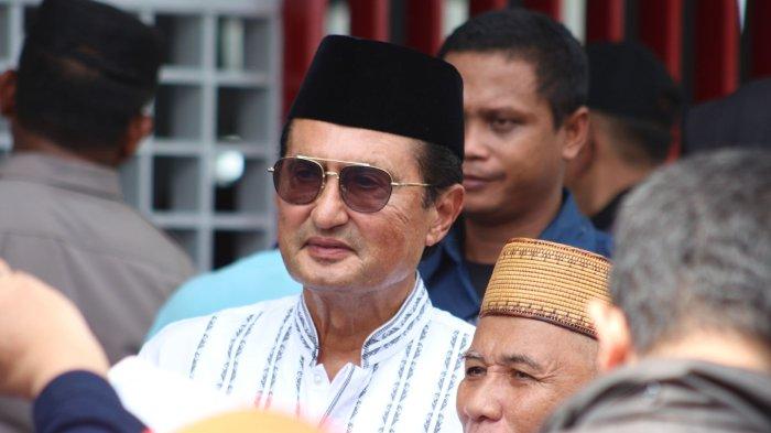 Anggota DPD RI, Fadel Muhammad saat hadiri kampanye Anies Baswedan di Gorontalo, Senin (8/1/2024) lalu. FOTO: Wawan Akuba