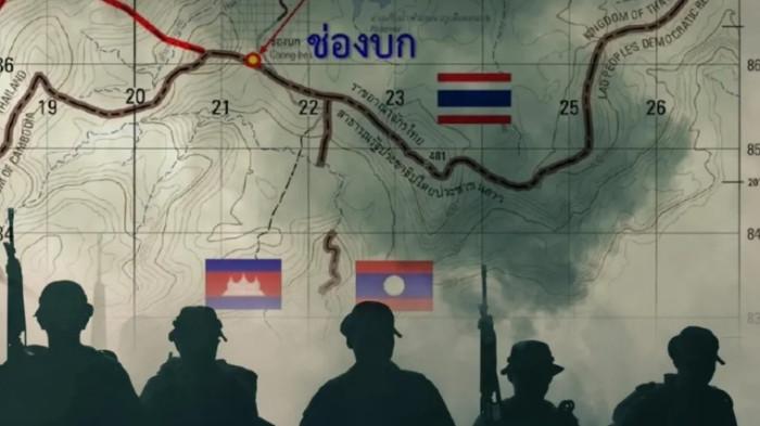 KONFLIK PERBATASAN -- Ilustrasi perbatasan Thailand dan Kamboja. Baku tembak yang melibatkan tentara kedua negara terjadi di enam lokasi sepanjang perbatasan, mengakibatkan tiga warga sipil terluka.
