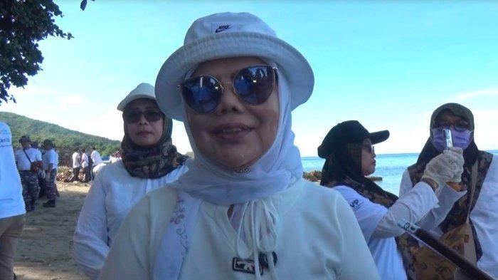 Idah Syahidah saat ditemui di Pantai Blue Merlin, Rabu (5/6/2024), dalam acara bersih-bersih yang diadakan oleh PLN Nusantara Power.
