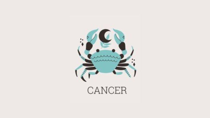 Ilustrasi lambang Zodiak Cancer.