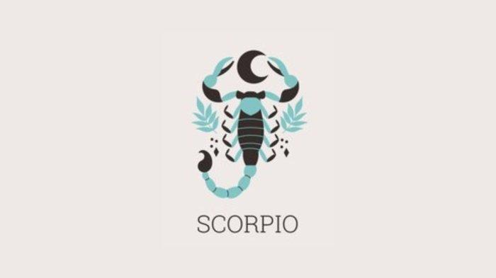 Ilustrasi lambang Zodiak Scorpio.