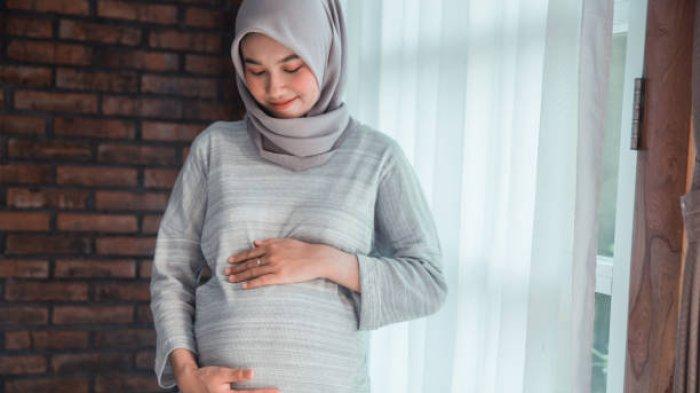 Ilustrasi seorang istri yang sedang hamil.