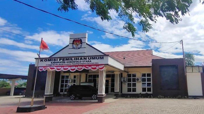 KANTOR KPU - Jadwal PSU Gorontalo Utara dirilis, KPU memastikan pencoblosan dilakukan pada April 2025.