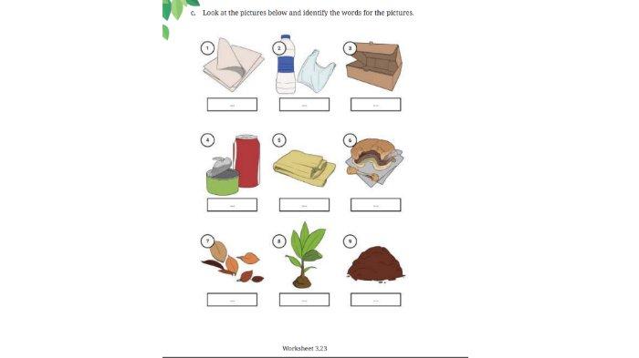 Soal Worksheet 3.23 untuk kunci jawaban Bahasa Inggris SMP Kelas 7 Buku English For Nusantara Kurikulum Merdeka Halaman 132 poin c Section 2 Reading Unit 3 Let's Clean Up pada Chapter 3 Home Sweet Home.