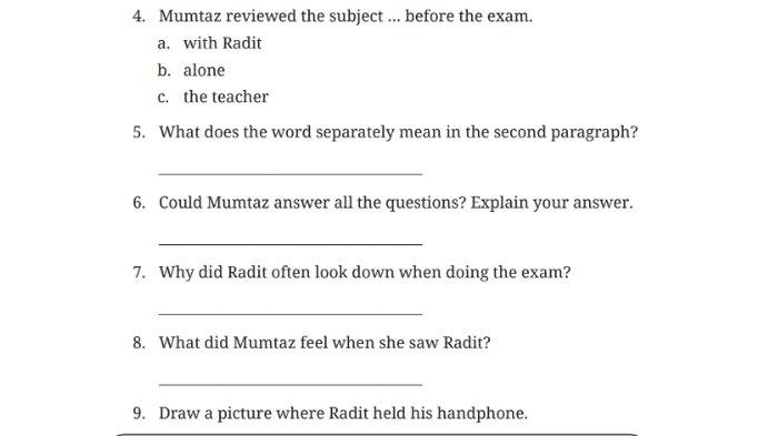 Soal Worksheet 5.13 nomor 4-9 untuk kunci jawaban Bahasa Inggris SMP Kelas 8 Buku English For Nusantara Kurikulum Merdeka Halaman 268 poin b Section 7 Your Turn, Unit 2 I Know I Can Do It pada Chapter 5 Embrace Yourself.