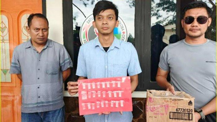 Polres Bone Bolango menunjukkan barang bukti narkoba sitaan pada Jumat (31/5/2024).