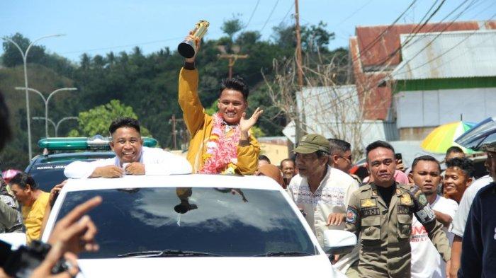Sambutan terhadap Owan Boalemo.