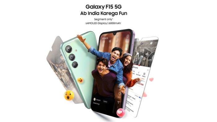 Samsung Galaxy F15 resmi di India.