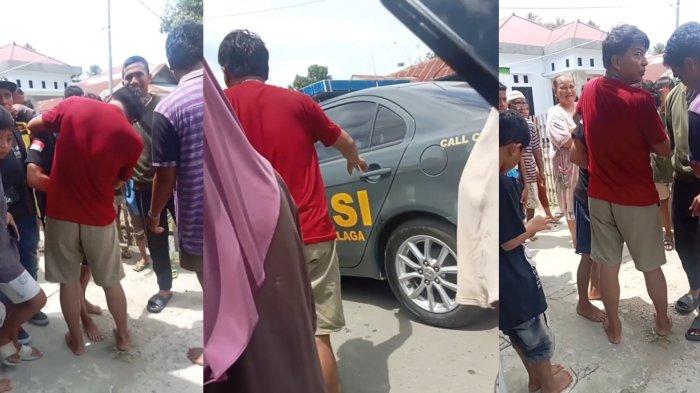 VIDEO VIRAL - Seorang pemuda dikerumuni warga, diduga ia nyaris akhiri hidup, beruntung ketahuan.