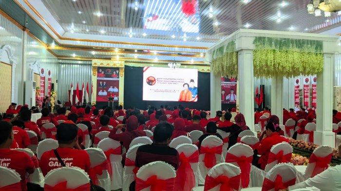 Suasana rapat kerja daerah khusus (rakerdasus) dan rapat kerja cabang khusus (rakercabsus) di Graha Misfalah, Kota Gorontalo, Provinsi Gorontalo pada Kamis (14/11/2024).