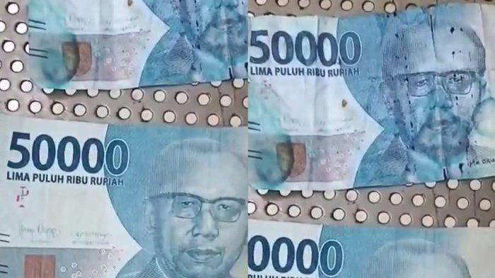 Viral dugaan uang palsu beredar di RSUD Aloei Saboe Kota Gorontalo, pada Kamis (2/1/2025).