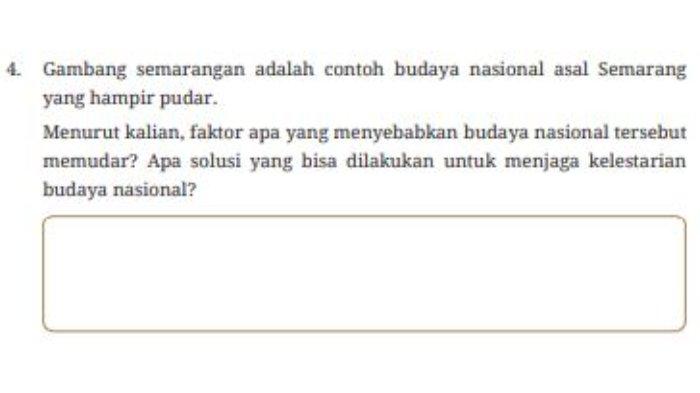 Tugas 'Uji Kompetensi' soal esai nomor 4 dalam buku paket halaman 129 mata pelajaran Pendidikan Pancasila kelas 8 SMP/MTs Kurikulum Merdeka.