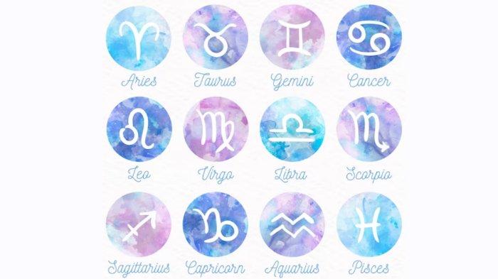 Ilustrasi logo horoskop.