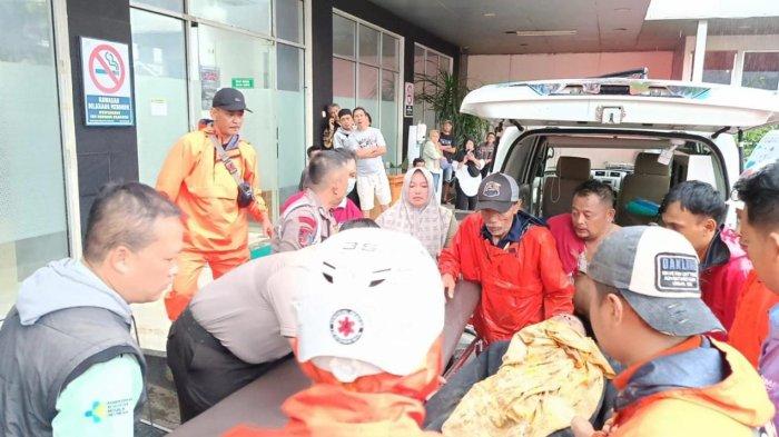Seorang anggota Brimob meninggal di Bendungan Disposal Cihamerang, di Rancakalong, Kabupaten Sumedang, Selasa (9/1/2024).