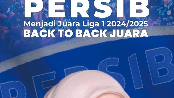 Anggota DPR RI sekaligus musisi ternama Melly Goeslaw turut menyampaikan rasa bangganya atas prestasi gemilang Persib Bandung yang berhasil meraih kemenangan back-to-back dalam kompetisi BRI Liga 1 2024/2025.