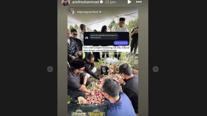 YouTuber sekaligus pebisnis Arief Muhammad menceritakan keinginan terakhir dari sahabatnya, dokter Azmi Fadhlih yang meninggal dunia.