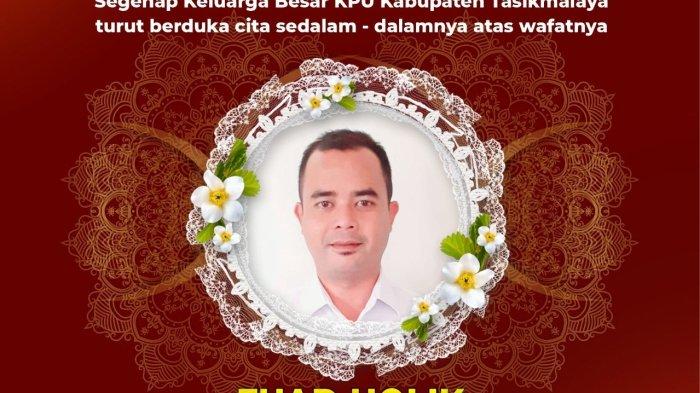 Fuad Holik, anggota PPS Desa Sukamaju, Tasikmalaya, meninggal dunia pada Rabu (14/2/2024).