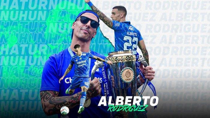 Hatur nuhun Alberto Rodriguez Martin. Pemain asing asal Spanyol ini memilih meniggalkan Persib Bandung pada Liga 1 2024/2025.