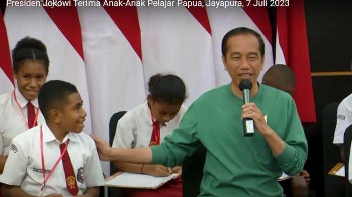 Jose Nerotou, siswa SD asal Papua yang membuat kagum Jokowi karena kecepatannya dalam memecahkan soal Matematika.