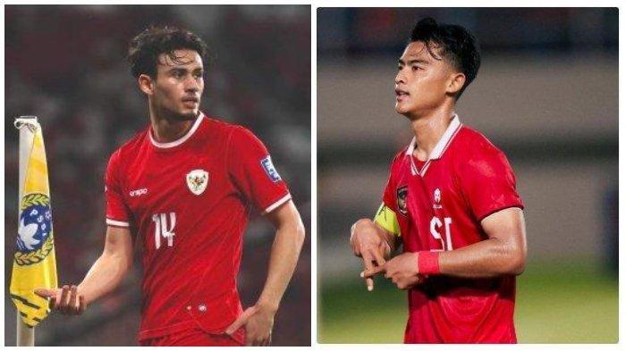 Kolase foto Nathan Tjoe-A-On dan Pratama Arhan.