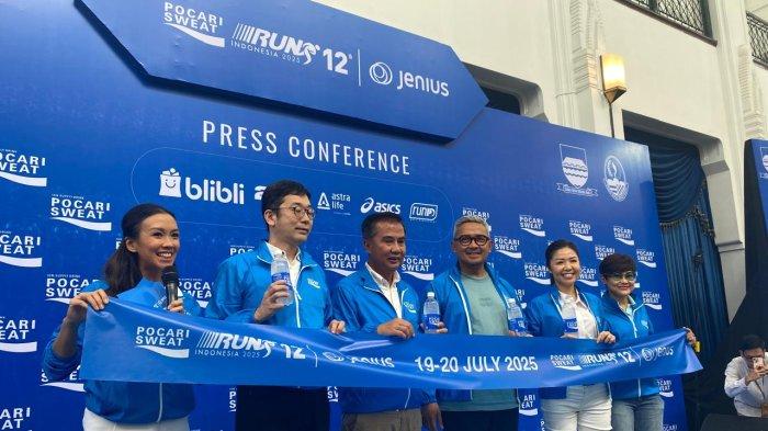 Konferensi pers Pocari Run 2025 di Gedung Sate