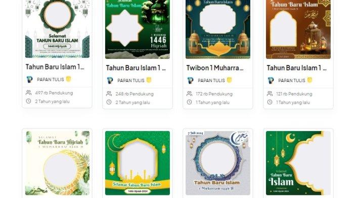 Kumpulan link Twibbon Tahun Baru Islam 2024 1 Muharram 1446 Hijriah. 1 Muharram 1446 Hijriah bertepatan dengan Minggu (7/7/2024).