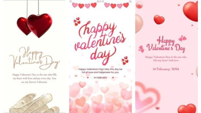 POSTER HARI VALENTINE - Kumpulan poster Hari Valentine 2025 dengan gambar menarik yang bisa diunduh (download) secara gratis. Hari Valentine diperingati setiap tanggal 14 Februari.