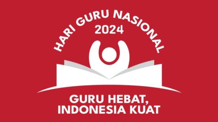 Logo Hari Guru Nasional 2024 dari Kemendikdasmen. Hari Guru Nasional diperingati setiap 25 November.