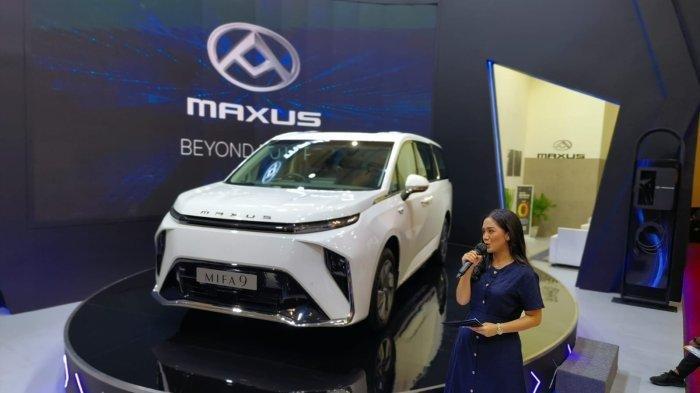 MPV full electric MIFA 9 diperkenalkan pada ajang GIIAS 2023 di ICE BSD City, Tangerang.